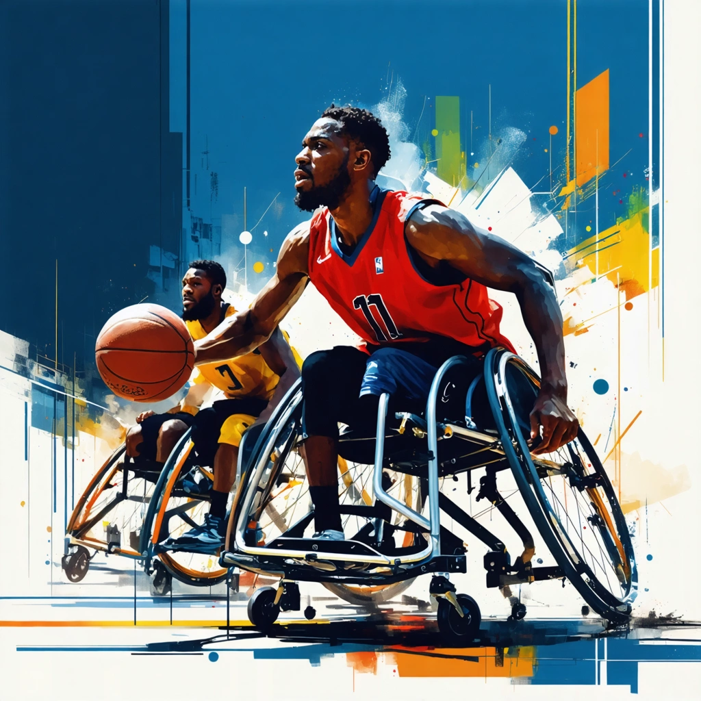 Wheelchair Sports: Paralympic Power: Paralympic wheelchair sports showcase athleticism and determination.