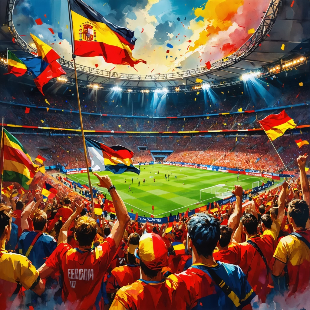 Spain vs. Germany: Football Passion: Espagne – Allemagne matches spark Europe’s football fervor.