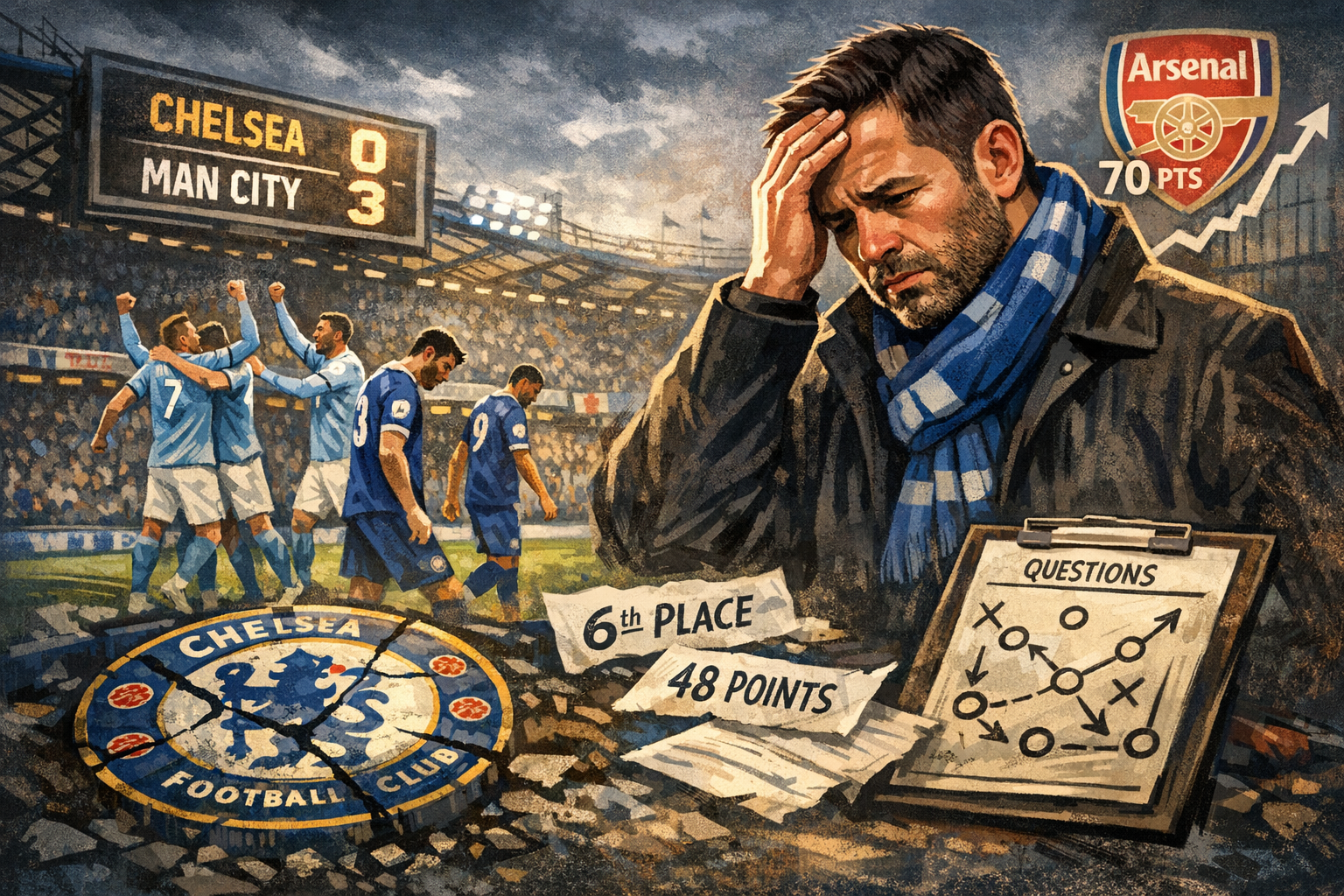 Chelsea's Rossineur Confronts Harsh Truths After Comprehensive Home Reversal