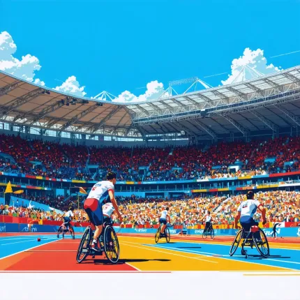 Paralympic Athletics: Resilience in Action: Paralympic athletics showcase extraordinary talent and determination.